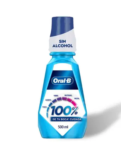 [ORB7500435179898] ENJUAGUE BUCAL 100% SIN ALCOHOL 500 ML ORAL B
