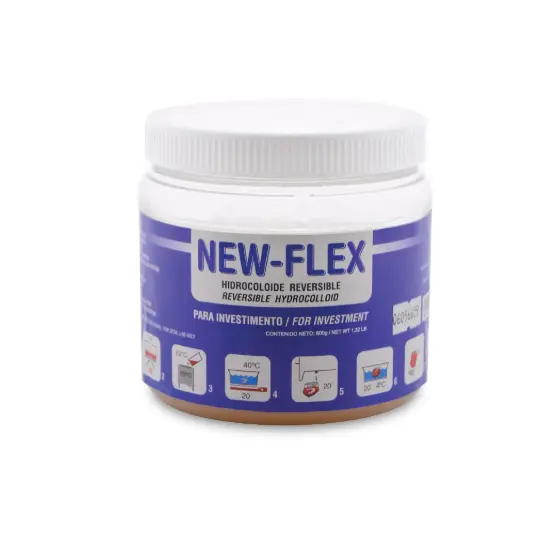 [125-0030] NEW FLEX PARA INVESTIMENTO 600GR (BLANCO) MDC 0030