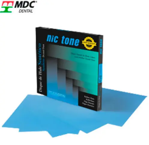 [MDC144-0404] DIQUE DE HULE LIBRE DE LÁTEX SINTÉTICO 6X6 MEDIO MDC