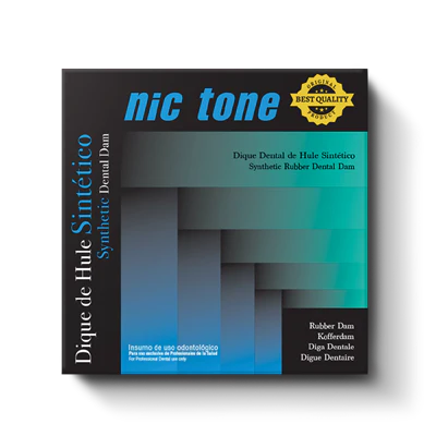 DIQUE DE HULE LIBRE DE LÁTEX SINTÉTICO 6X6 MEDIO MDC