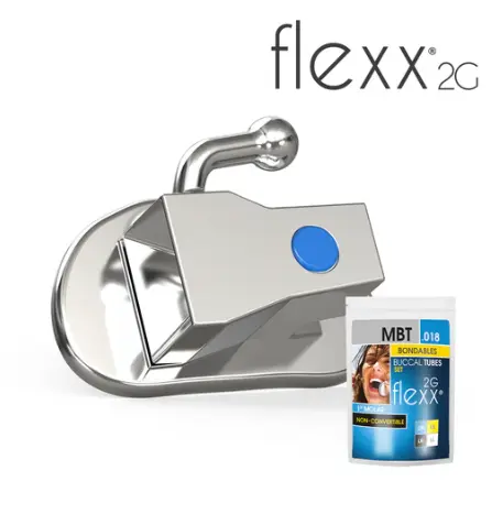 TUBOS FLEXX MBT C/MALLA AH KIM PECH (.018, 2do Molar)