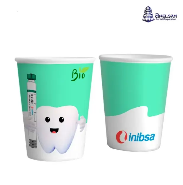 VASOS DE PAPEL BIODEGRADABLE CON 50 ANELSAM 