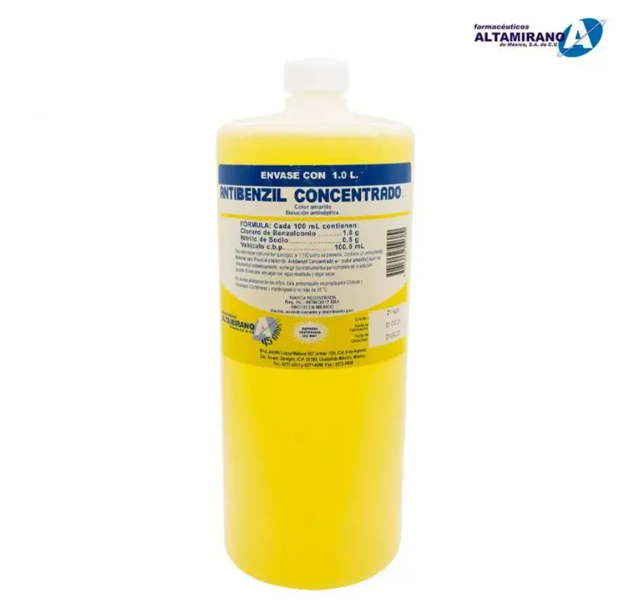 [7501626700389] ANTIBENZIL CONCENTRADO 1 LT AMARILLO ALTAMIRANO