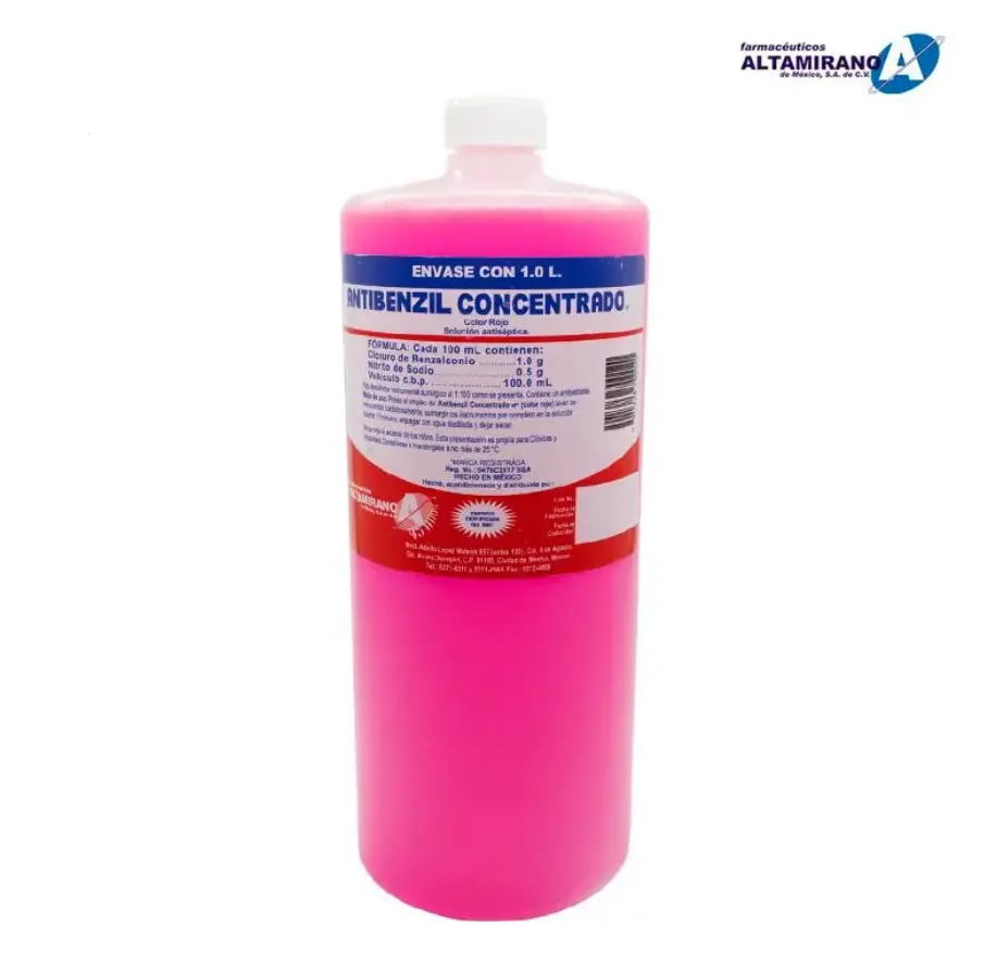 [ALT2] ANTIBENZIL CONCENTRADO 1 LT ROJO ALTAMIRANO