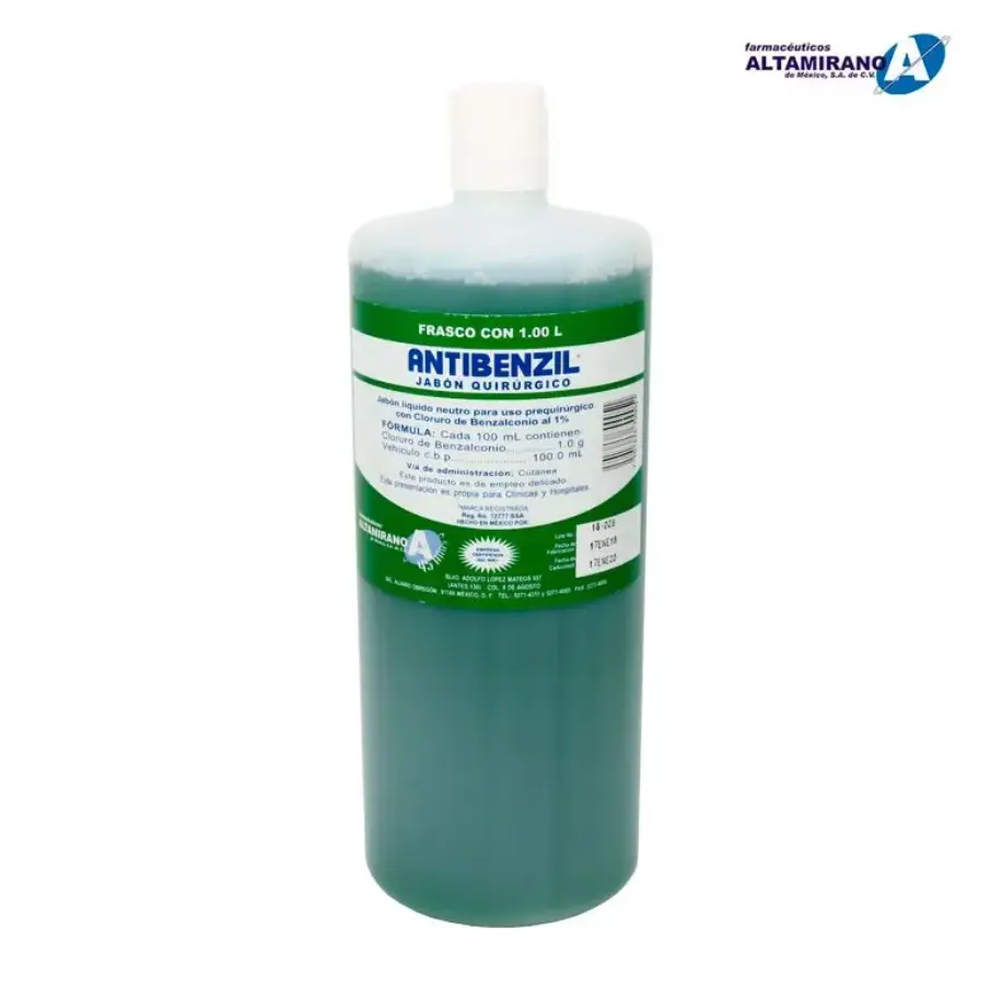 [7501626700754] ANTIBENZIL JABON QUIRURGICO 1 LT ALTAMIRANO
