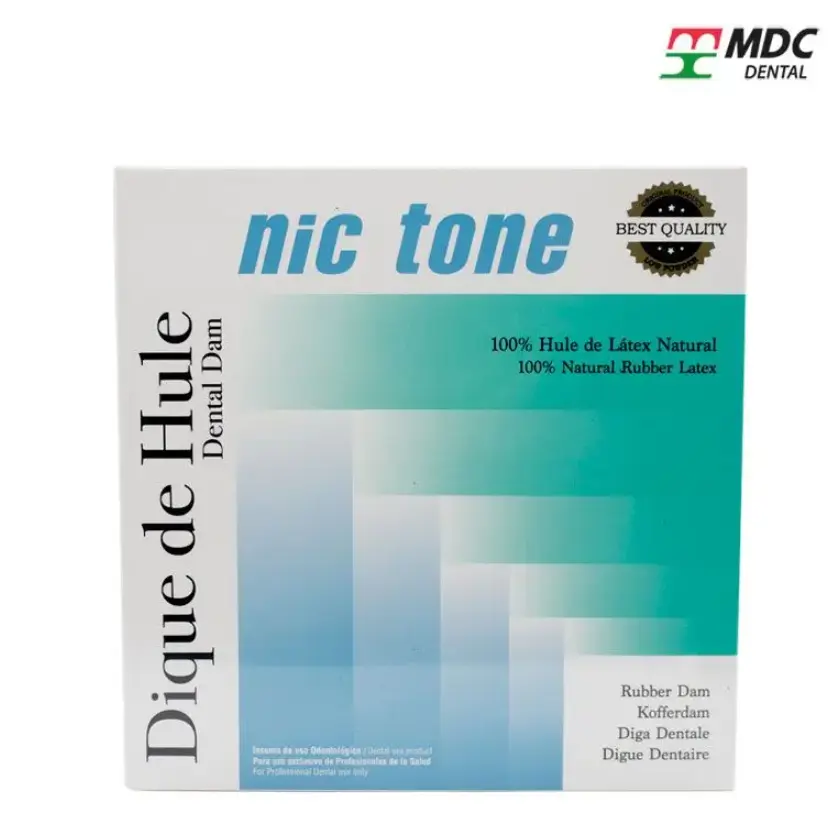 DIQUE HULE 5X5 GRUESO C/36 NIC TONE MDC (verde)