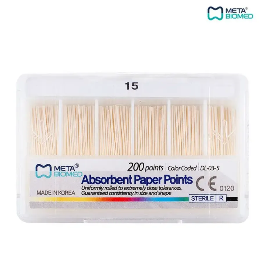 [METABIO27] PUNTAS DE PAPEL No. 15 METABIOMED