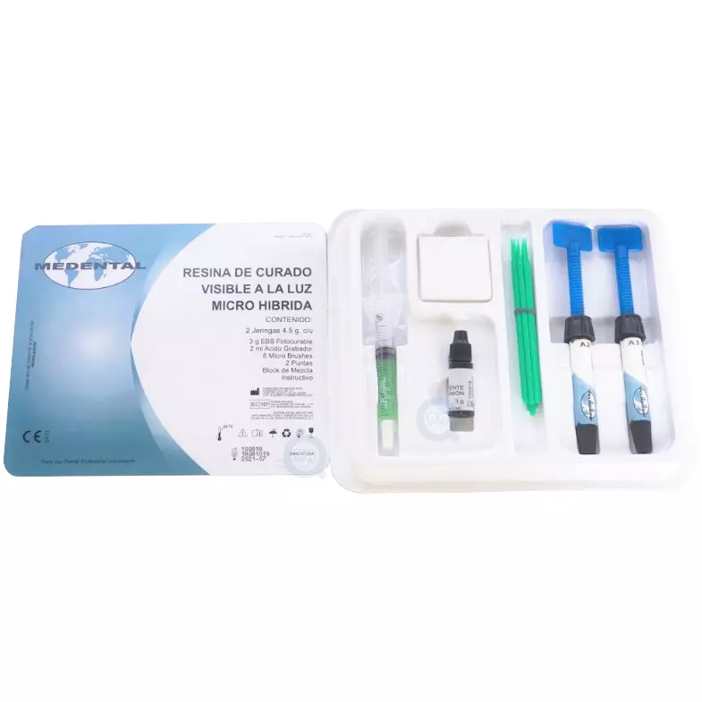 KIT DE RESINAS FOTOCURABLE MICROHÍBRIDA MEDENTAL