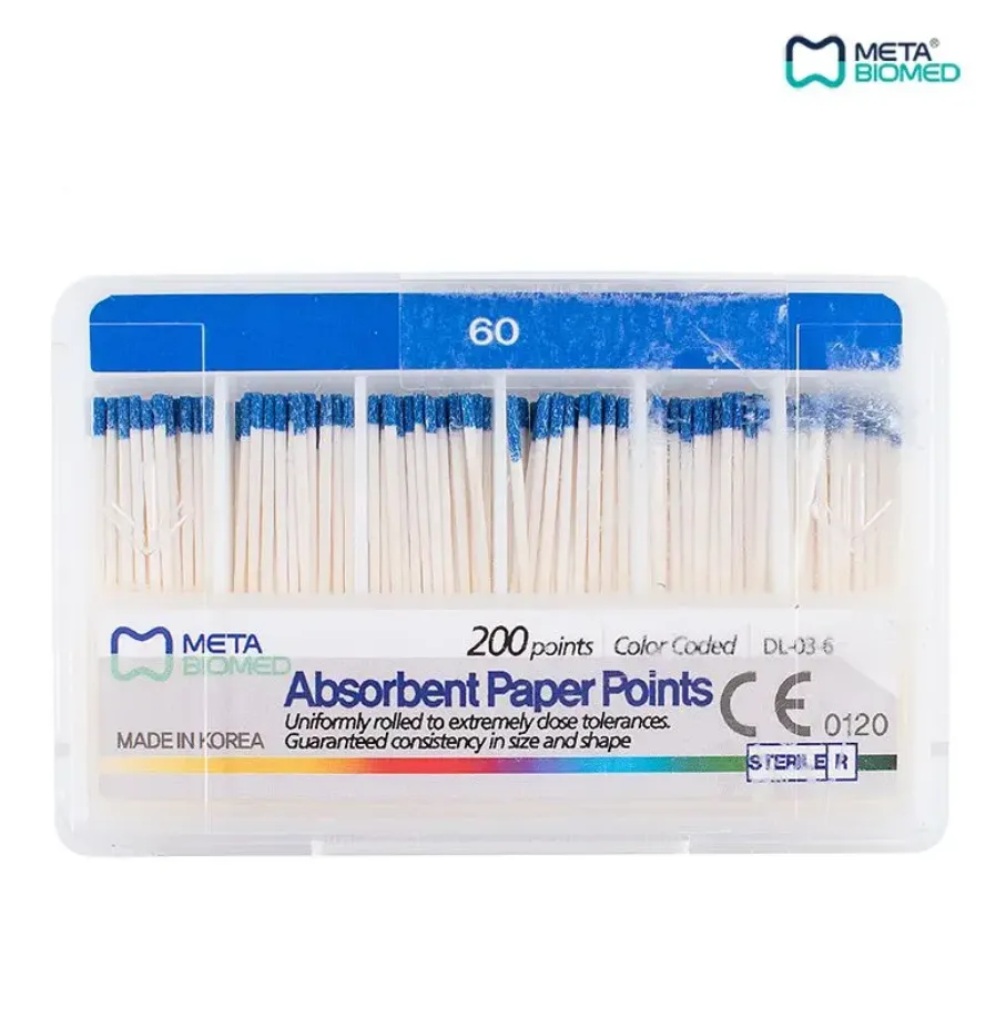 [METABIO30] PUNTAS DE PAPEL No. 60 METABIOMED