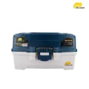 CAJA PLANO 2 CHAROLAS 6202 AZUL 14.25X8.25X7.75