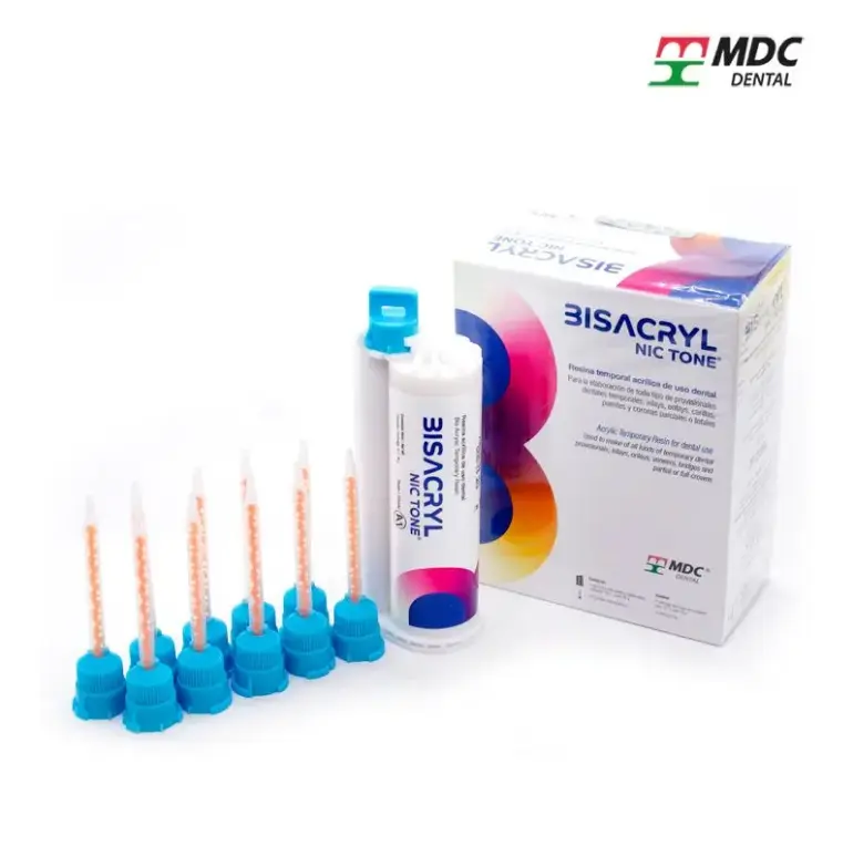 RESINA BISACRYL CARTUCHO CON 10 PUNTAS MEZCLADORAS MDC (A3)