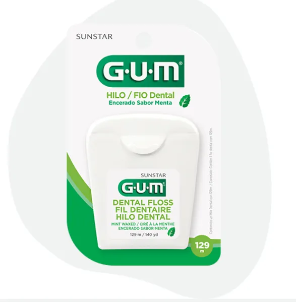 HILO CON CERA SABOR MENTA 129 M GUM