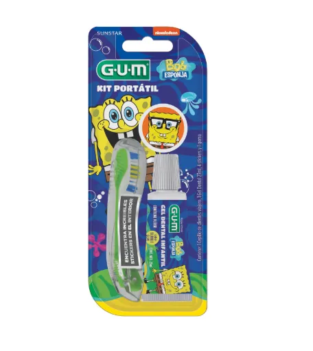 KIT DE VIAJE INFANTIL BOB ESPONJA GUM