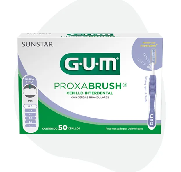 PROXABRUSH MORADO 0.6 MM INTERDENTAL C/50 GUM