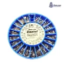 PINS DORADOS ESTUCHE CON 240 ANELSAM