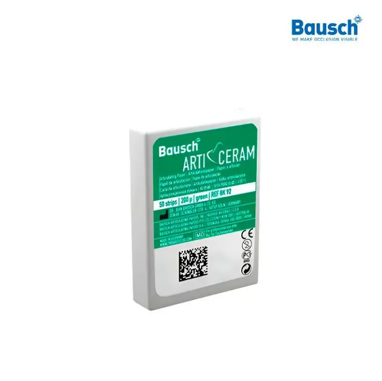[BAUSCHBK92] PAPEL ARTICULAR ARTI-CERAM BK 92 VERDE CON 50 BAUSCH
