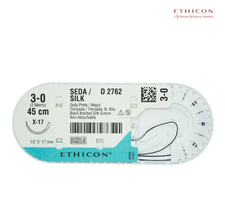 SUTURA 3-0 SEDA 45 X 20CM ETHICON