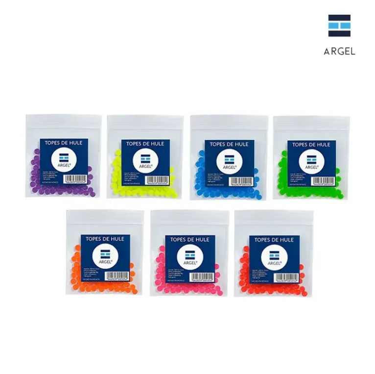 TOPES DE HULE CON 100 ARGEL