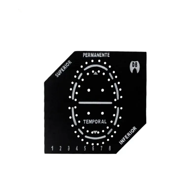 PLANTILLA PARA DIQUE DE GOMA UNIVERSAL (ADULTO E INFANTIL)