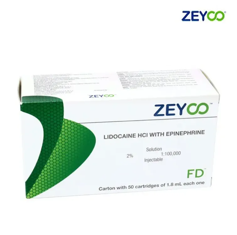 [ADZFD400B] FD LIDOCAINA 2% C/EPINEFRINA PLASTICO ZEYCO (50 CARTUCHOS)
