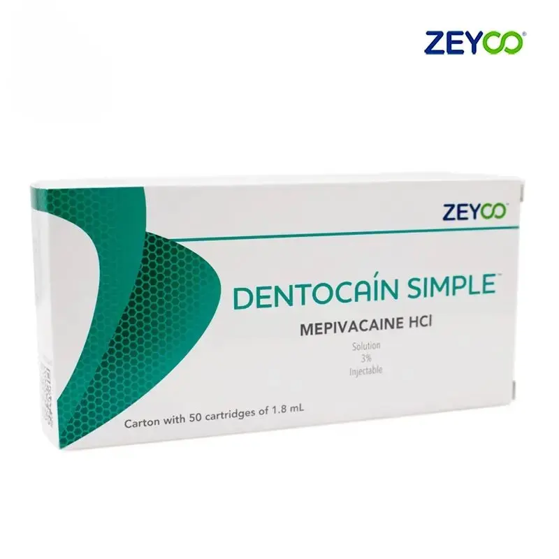DENTOCAIN 3% CARTUCHO PLASTICO ZEYCO