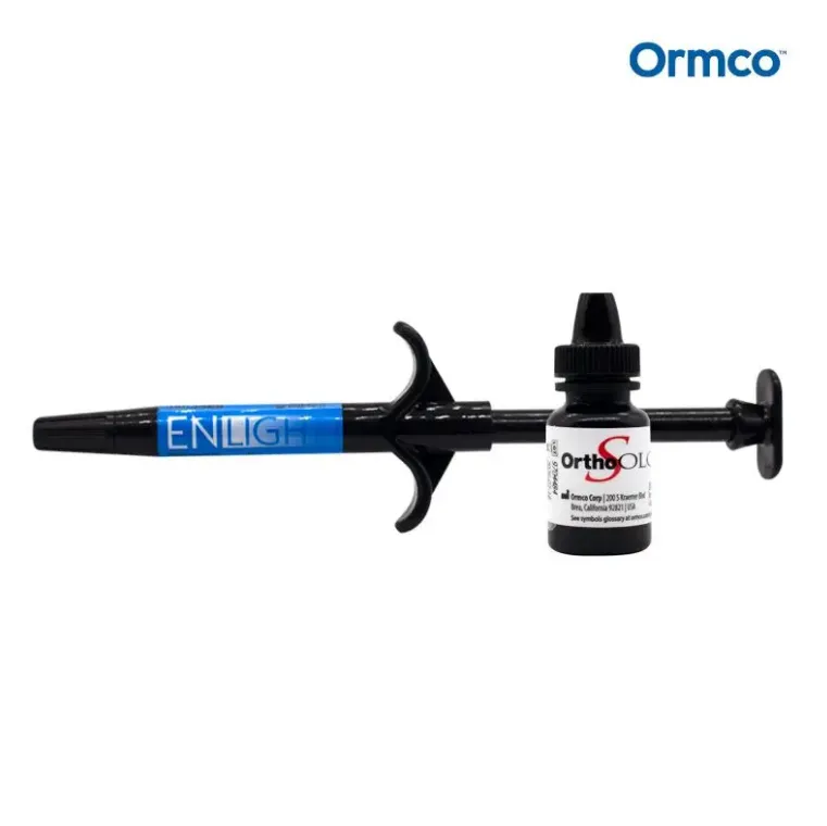 RESINA PARA ORTHODONCIA ENLIGHT CON 1 JERINGA Y 1 ADHESIVO ORMCO
