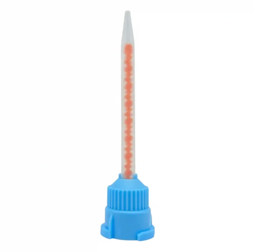 [ORTHOPREMIUM-SM02] PUNTA MEZCLADORA AZUL NARANJA TIPO PROTEMP BISACRYL ORTHO PREMIUM