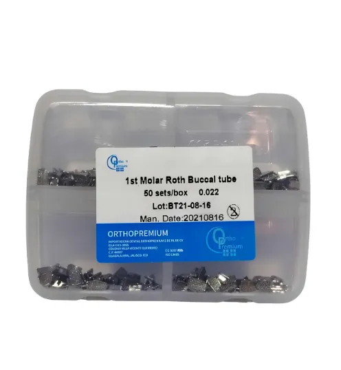 ESTUCHE DE TUBOS ROTH .22 ORTHO PREMIUM (2do Molar, 1 Pieza)