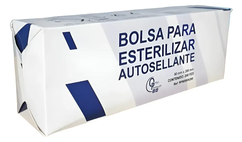 BOLSA PARA ESTERILIZAR 3 1/2 X 9  C/200 ORTHO PREMIUM