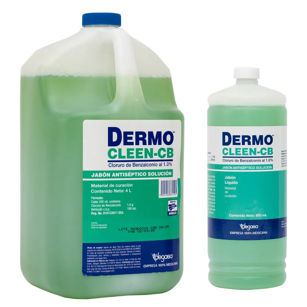 CLORURO BENZALCONIO DERMOCLEEN JABON CBD