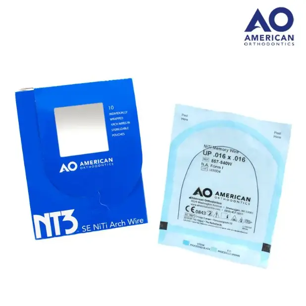 ARCOS NITI CUADRADOS AO (.016 X .016, SUPERIOR)