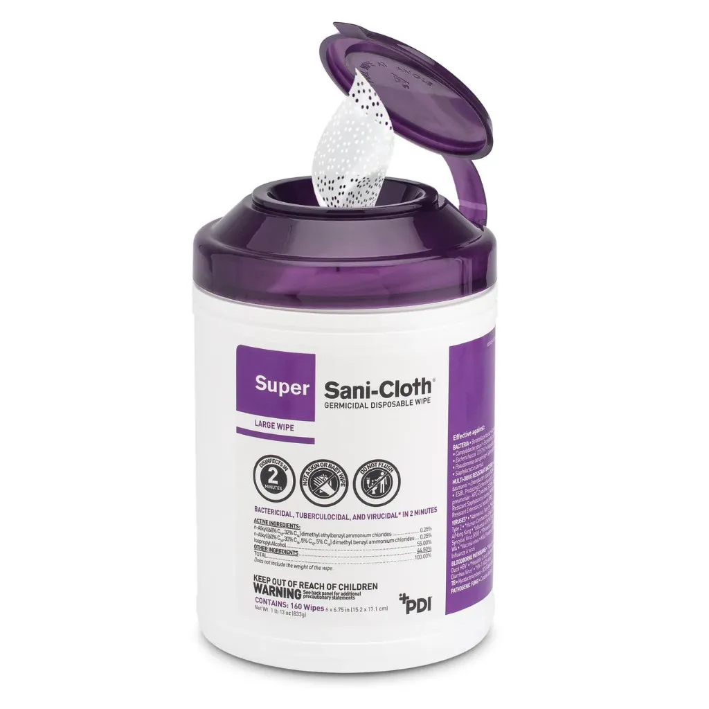 SANICLOTH TOALLAS MORADO C/160 ULTRADENT