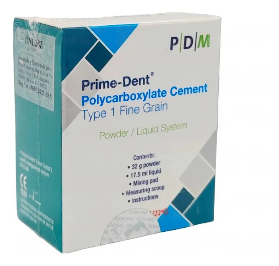 [7987138687323] CEMENTO PCA (POLYCARBOXILATO) PRIME DENT