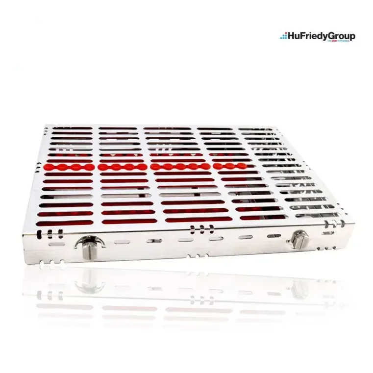 [HUIM4160] CASSETTE 16 INSTRUMENTOS ROJO HU FRIEDY