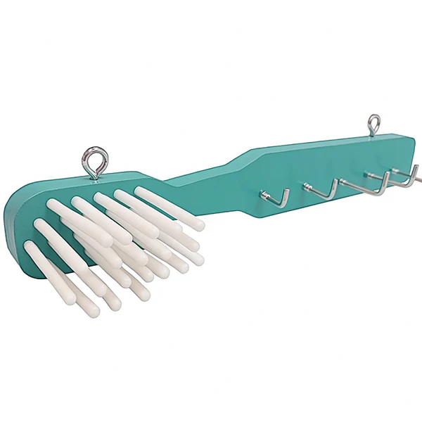 PORTA LLAVES DE MADERA EN FORMA DE CEPILLO VOR