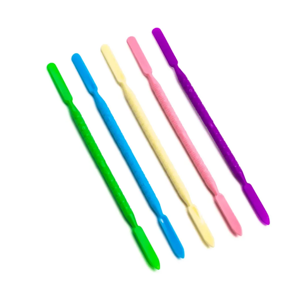 ESPATULA CEMENTO DOBLE PLASTICO COLORES