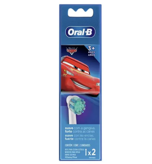 Oral-B Disney Cars Repuestos Para Cepillo Dental Eléctrico 2 Unidades