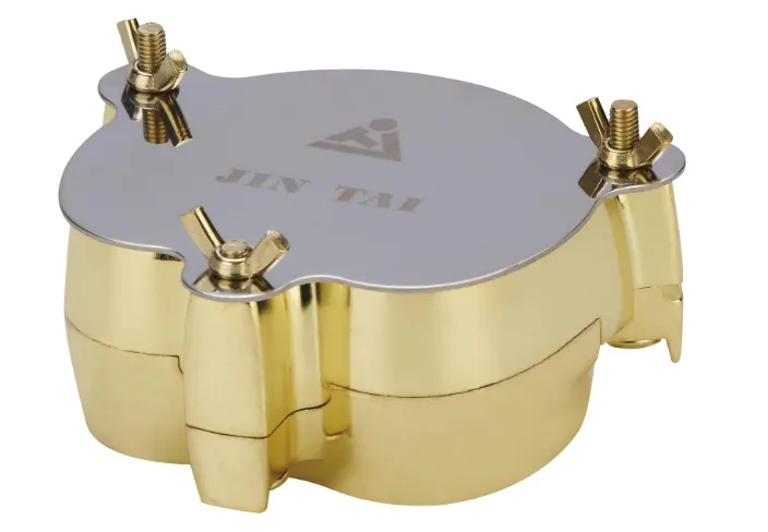 MUFLA DORADA CON SEGURO JT 46