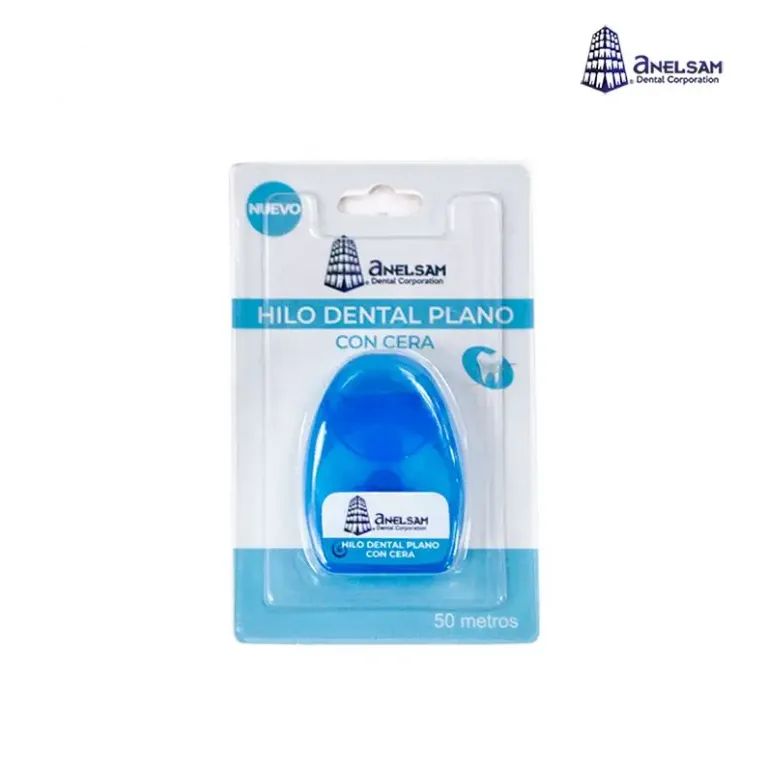 HILO DENTAL PLANO CON CERA 50M ANELSAM