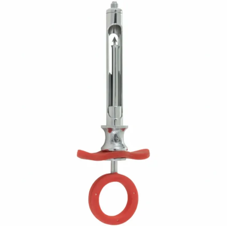 JERINGA CARPULE ROJO C/SILICON 6B